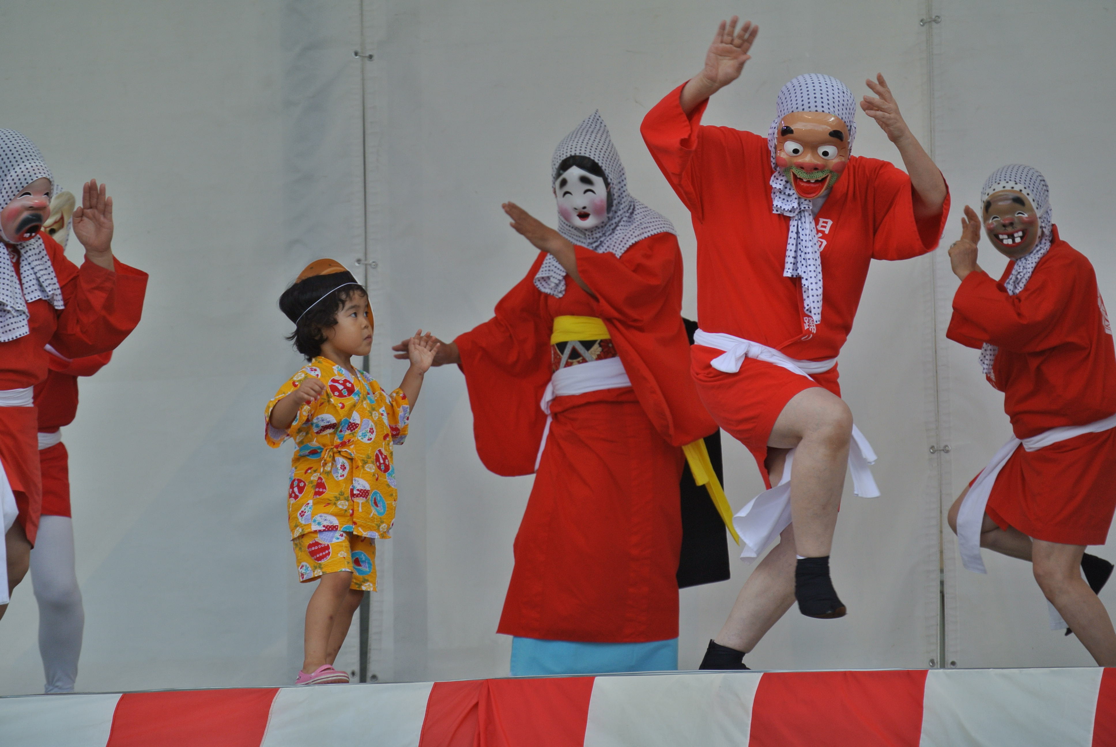 日向ひょっとこ祭 ひょっとこ踊り 見習い漁師